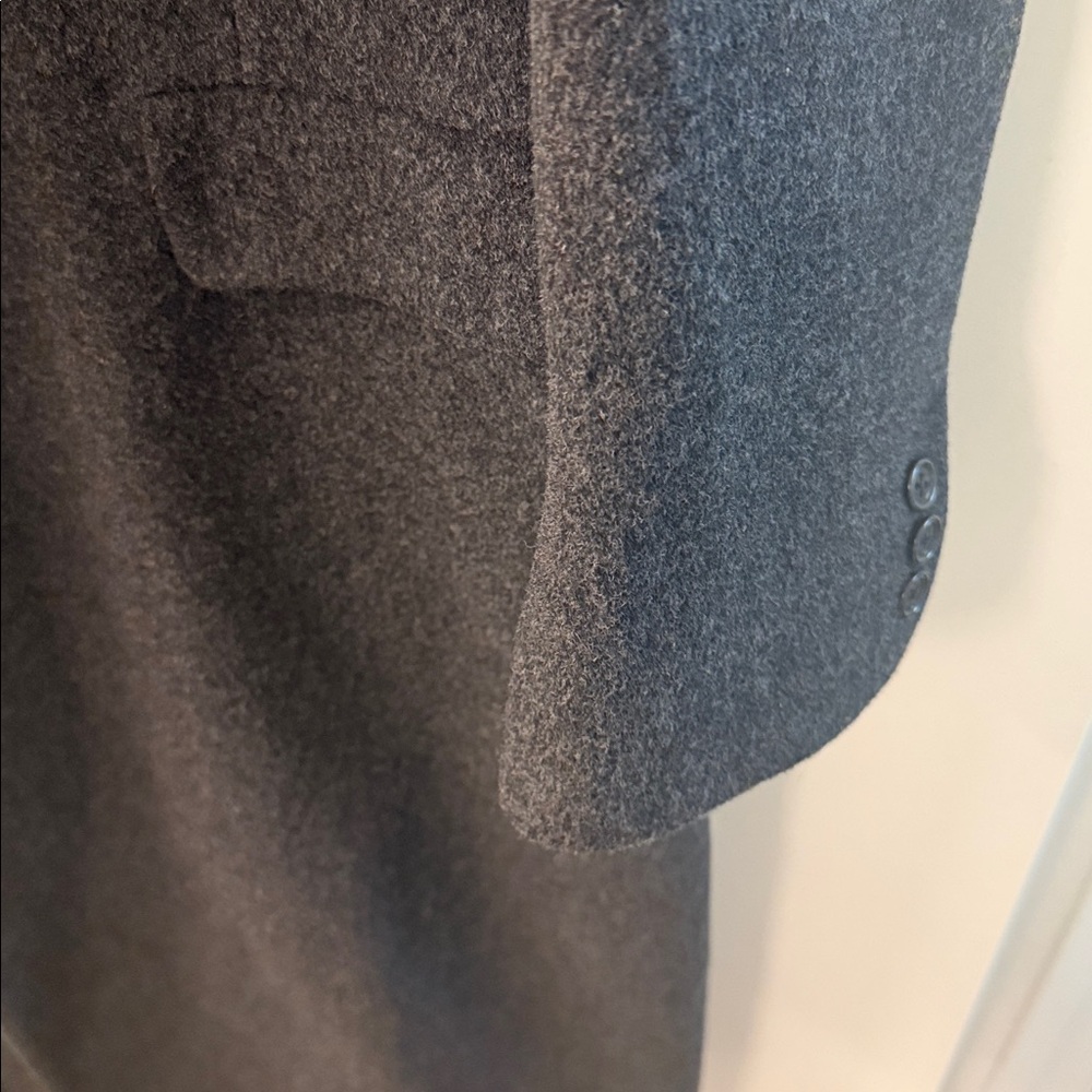 Nordstrom 100% Pure Wool Overcoat Tailored In The USA - Picture 5 of 14